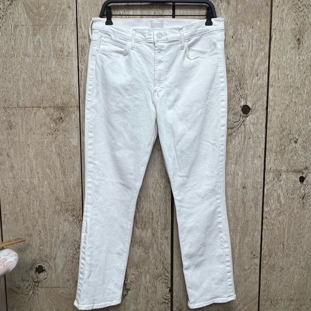 Mother White Jeans in size 34